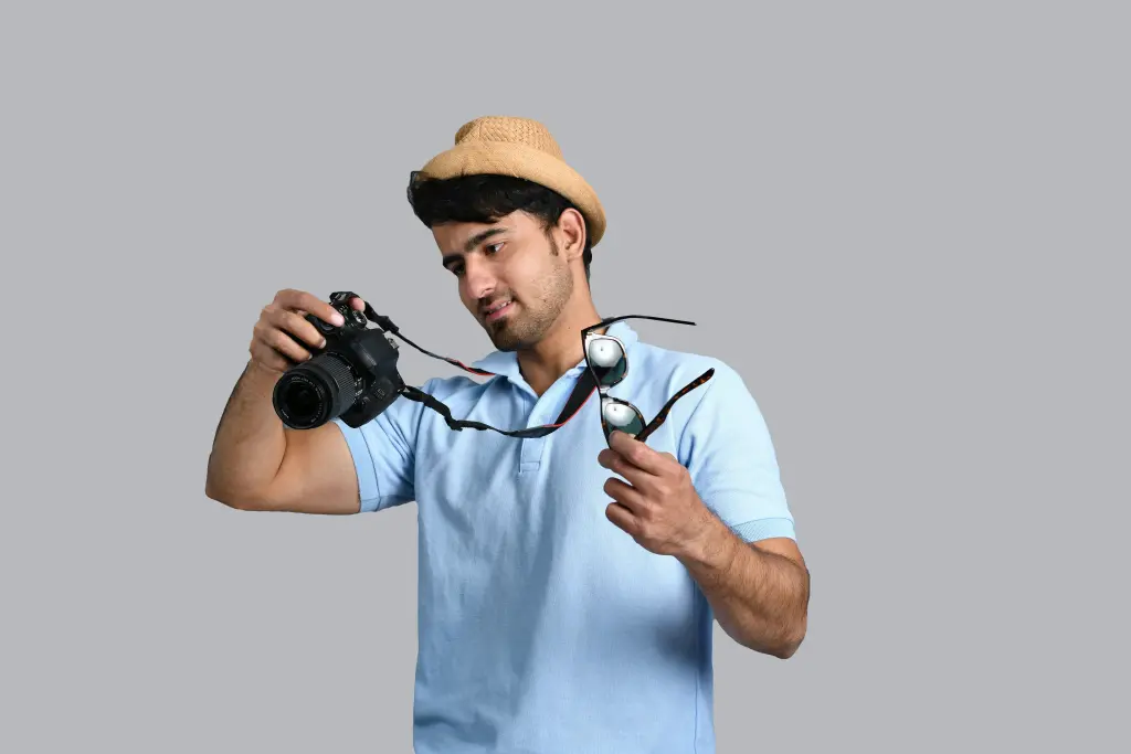 A person using photo editing software for photo repair