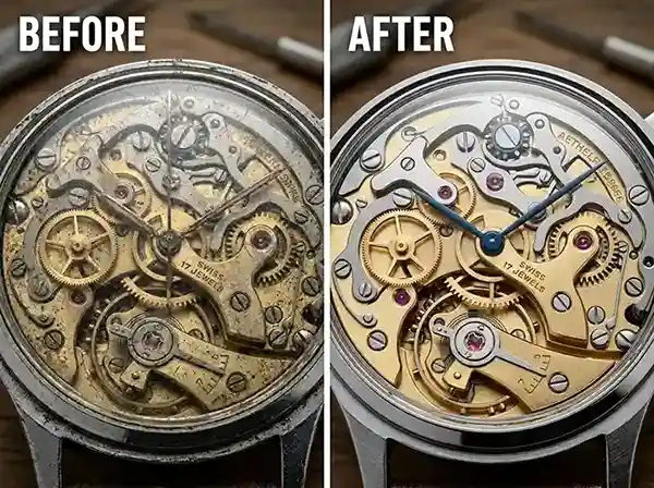 How to Retouch Product Photos for eCommerce Like a Professional — A Real-World Guide 6 Before and after example of surface retouching and detail cleanup, showing how to retouch product photos for eCommerce like a professional.