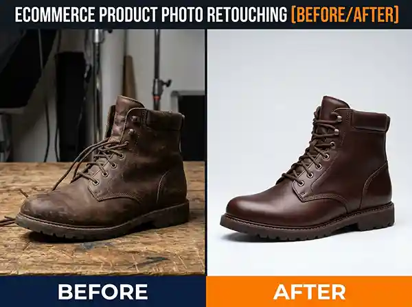 How to Retouch Product Photos for eCommerce Like a Professional — A Real-World Guide 2 A professional eCommerce product photo retouching example showing before and after results.